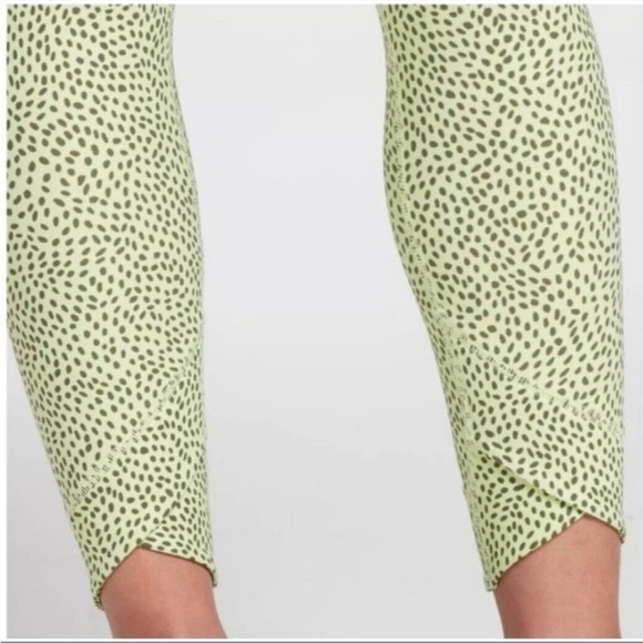 CALIA™ By Carrie Underwood Stay Powerful Leggings Confetti Dot Green Size Medium - Picture 3 of 16